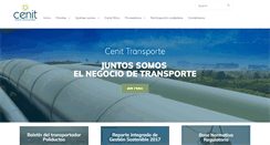 Desktop Screenshot of cenit-transporte.com