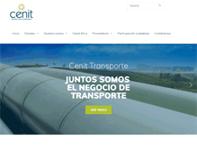 Tablet Screenshot of cenit-transporte.com